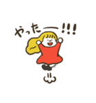 女の子たちのゆるいLINEスタンプ（個別スタンプ：25）