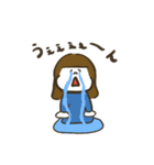 女の子たちのゆるいLINEスタンプ（個別スタンプ：27）