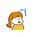 女の子たちのゆるいLINEスタンプ（個別スタンプ：30）