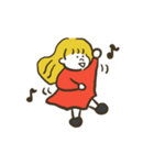 女の子たちのゆるいLINEスタンプ（個別スタンプ：32）