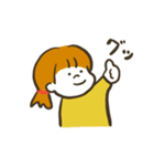 女の子たちのゆるいLINEスタンプ（個別スタンプ：36）