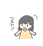 ボブヘアの女の子♡基本スタンプ（個別スタンプ：13）