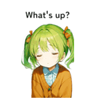 全て同じセリフ【What's up？】（個別スタンプ：2）