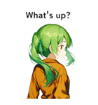 全て同じセリフ【What's up？】（個別スタンプ：3）