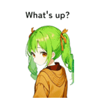 全て同じセリフ【What's up？】（個別スタンプ：6）