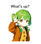 全て同じセリフ【What's up？】（個別スタンプ：12）