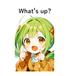 全て同じセリフ【What's up？】（個別スタンプ：22）