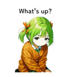 全て同じセリフ【What's up？】（個別スタンプ：23）