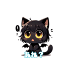 黒猫ニャイト - キュート＆スプーキー（個別スタンプ：31）