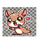 かわいい動物たちのLINEスタンプ（個別スタンプ：4）