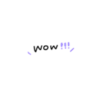 しんぷる手書きもじ（英語）（個別スタンプ：26）