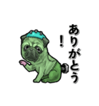 動く★フラン犬【デカ文字】（個別スタンプ：1）