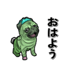 動く★フラン犬【デカ文字】（個別スタンプ：7）