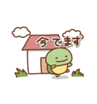 カメの日常色々3（今何してる？）（個別スタンプ：8）