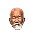 西成の愉快な仲間たちのお面 2（個別スタンプ：6）