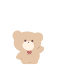 ふあもこBear (組み合わせて使える)（個別スタンプ：1）