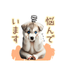 敬語を使うシベリアンハスキー犬（個別スタンプ：40）