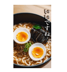 敬語でご挨拶 ラーメンを添えて(BIG)（個別スタンプ：13）