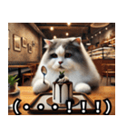 寿司・唐揚げ・焼き肉・デブ猫ミームで会話（個別スタンプ：15）