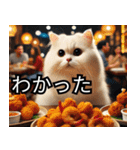 寿司・唐揚げ・焼き肉・デブ猫ミームで会話（個別スタンプ：29）