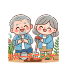 おじいちゃんおばあちゃんの日常スタンプ（個別スタンプ：27）