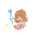マーメイド5姉妹あいちゃん①（個別スタンプ：1）