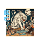 幻獣10(神話虎)白虎（個別スタンプ：16）