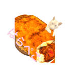 白柴犬ご飯（個別スタンプ：9）