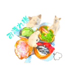 白柴犬ご飯（個別スタンプ：26）