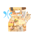 白柴犬ご飯（個別スタンプ：39）