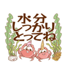 とびだす！夏に毎日使える！人魚と海のなかま（個別スタンプ：6）