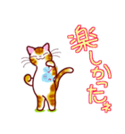 和風猫＜夏です ＞（個別スタンプ：40）