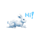 Cute Rabbit Cloud（個別スタンプ：5）