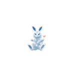 Cute Rabbit Cloud（個別スタンプ：6）