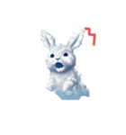 Cute Rabbit Cloud（個別スタンプ：7）