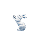 Cute Rabbit Cloud（個別スタンプ：8）