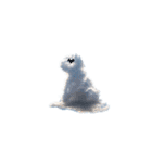 Cute Rabbit Cloud（個別スタンプ：16）