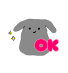シンプルなほこりん（個別スタンプ：3）