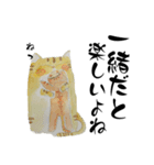 桃岳オリジナルイラスト茶太郎（個別スタンプ：3）