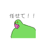 緑の鳥さん2（個別スタンプ：9）