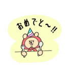 ほっかむりクマさん（個別スタンプ：29）