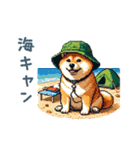 キャンプ柴犬【アウトドア・かわいい】（個別スタンプ：8）