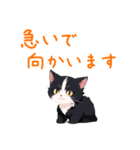 ほとんど黒猫スタンプVol.1（個別スタンプ：8）