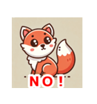 キョロキョロ狐のLINEスタンプ（個別スタンプ：15）