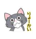 猫の好奇心（個別スタンプ：38）