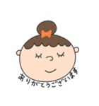 かわいい女の子の挨拶と会話（個別スタンプ：10）
