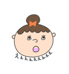 かわいい女の子の挨拶と会話（個別スタンプ：16）