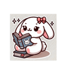 かわいいうさぎスタンプ文字なし（個別スタンプ：5）