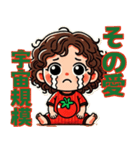 トマトちゃんの褒め殺しスタンプ（個別スタンプ：15）