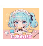 可愛いメイドさんのグルメ（個別スタンプ：7）